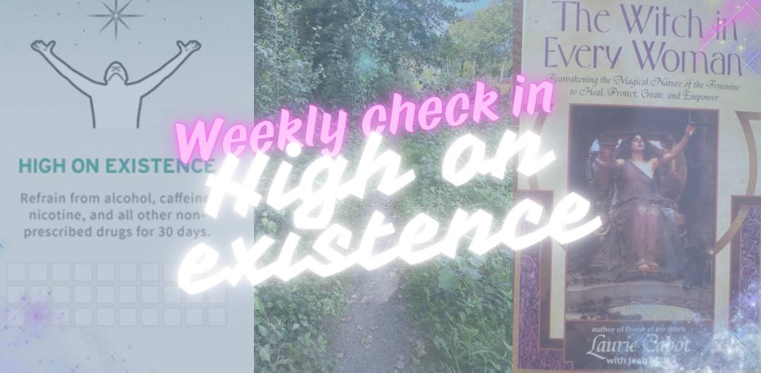 Weekly Check-In: High on Existence